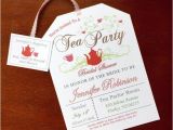 Design Your Own Bridal Shower Invitations Bridal Shower Tea Party Invitations