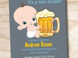 Diaper Party Invitation Template Free Man Shower Beer and Babies Diaper Party Invitation Printable