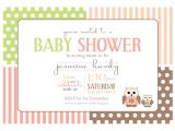 Digital Baby Shower Invitations Email Printable Baby Shower Invitation Template Spotted Owl