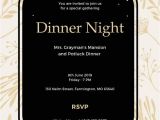 Dinner Party Invitation Template Word 40 Dinner Invitation Templates Free Sample Example