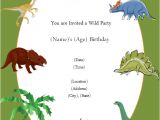 Dinosaur Party Invitation Template Free Free Printable Invite Dinosaur Party In 2019 Dinosaur