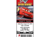 Disney Cars Birthday Invitations Tickets 17 Best Images About Disney Cars Birthday On Pinterest