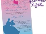 Disney Inspired Bridal Shower Invitations Sleeping Beauty Inspired Disney Bridal Shower or Birthday