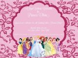 Disney Princess Birthday Invitation Templates Free Disney Party Invitations Template