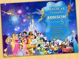 Disney themed Party Invitations Birthday Invitation Templates Disney Birthday Invitations