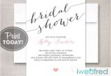 Diy Free Printable Bridal Shower Invitations Bridal Shower Invitation Bridal Shower Invitation