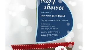 Diy Nautical Baby Shower Invitations Items Similar to Diy Nautical Baby Shower Invitation