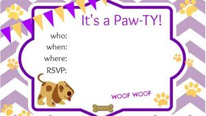 Dog Party Invitations Template Puppy Party Ideas About A Mom