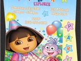 Dora Customized Birthday Invitations Items Similar to Custom Dora the Explorer Birthday Party