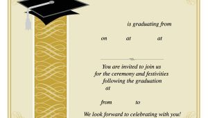 Downloadable Graduation Invitation Templates 40 Free Graduation Invitation Templates Template Lab