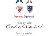 Dual Graduation Party Invitations Graduation Announcement Invitation Stick Fun Dual Grads