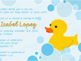 Duck Baby Shower Invitation Templates Duck Baby Shower Invitation