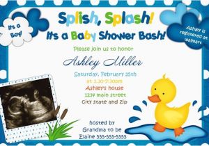 Duck Baby Shower Invitations Boy the Best Wording for Boy Baby Shower Invitations
