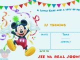 Editable Mickey Mouse Birthday Invitation Template Free Mickey Mouse 1st Birthday Invitations Free