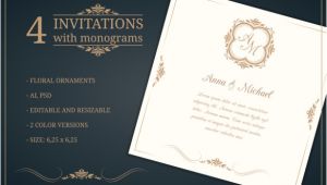 Editable Wedding Invitation Template 45 Wedding Invitation Templates Psd Ai Eps Free