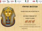 Egyptian Party Invitations Walk Like An Egyptian Party the Martha Project