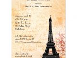 Eiffel tower Bridal Shower Invitations Eiffel tower Bridal Shower Invitation Zazzle