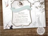Elegant Baby Shower Invitations for Girls Bambi Baby Shower Invitation Girl Shower Party Party