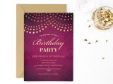 Elegant Party Invitation Templates Elegant 50th Birthday Party Invite Invitation Templates