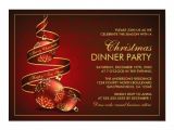 Elegant Party Invitation Templates Elegant Christmas Dinner Party Invitation Template