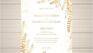 Elegant Wedding Invitation Card Template Elegant Wedding Invitation Card Template Vector Free