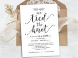 Elopement Party Invitation Template Elopement Reception Invitation Template Printable Elopement