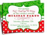 Etsy Christmas Party Invitations Items Similar to Christmas Party Invitation Printable