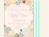 Etsy Printable Bridal Shower Invitations Printable Invitations Bridal Shower Invitation Flowers