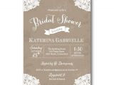 Etsy Rustic Bridal Shower Invitations Vintage Lace Rustic Bridal Shower Invitation Shabby Chic
