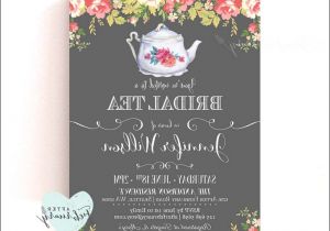 Etsy Tea Party Bridal Shower Invitations Bridal Shower Tea Party Invitations Etsy