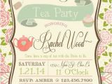 Etsy Tea Party Bridal Shower Invitations Tea Party Bridal Shower Invitation by Rawkonversations On