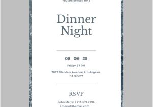 Example Of Birthday Dinner Invitation 9 Holiday Dinner Invitations Free Sample Example