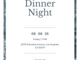 Example Of Invitation to Dinner Party 50 Printable Dinner Invitation Templates Psd Ai Free