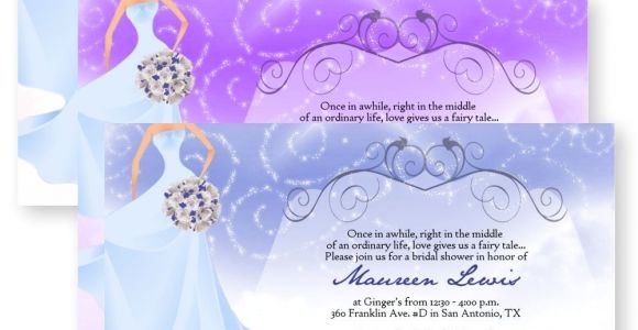 Fairy Tale Bridal Shower Invitations Fairytale Bridal Shower Bouquet Sparkly Sparkle Wedding