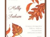 Fall themed Party Invitations Fall Invitations