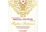 Fancy Bridal Shower Invitations Fancy Flourishes Golden Bridal Shower Invitation 5" X 7