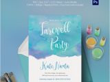 Farewell Party Invitation Template Free Farewell Party Invitation Template 25 Free Psd format
