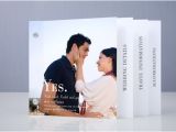 Flip Book Wedding Invitation Stylish Save the Date Book Discount Maharani Weddings