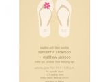 Flip Flop Wedding Invitations Personalized Flip Flops Invitations Custominvitations4u Com