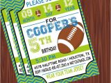 Football Birthday Party Invitation Wording Football Birthday Party Invitations Wblqual Com