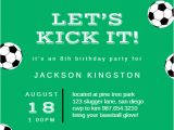 Football Party Invitation Template Uk soccer Birthday Sports Games Invitation Template Free