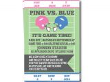 Football themed Gender Reveal Party Invitations Gender Reveal Party Invitation Football themed Baby Reveal