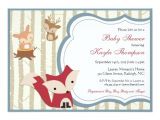 Forest Friends Baby Shower Invitations Woodland Baby Shower Invitation forest Friends