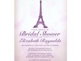 Formal Bridal Shower Invitations formal Eiffel tower Bridal Shower Invitations