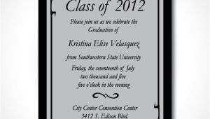 Formal Graduation Invitation Wording Etsy Your Place to Buy and Sell All Things Handmade
