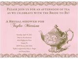 Formal Tea Party Invitation Wording formal Bridal Shower Invitation Wording Choice Image