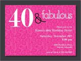 Free 40th Birthday Invitations Templates 40th Birthday Free Printable Invitation Template