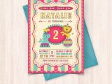 Free Birthday Invitation Cards to Print at Home Printable Circus Birthday Invitations Free Thank You Cards