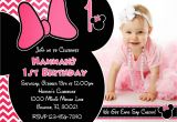 Free Birthday Invitation Templates for 1 Year Old One Year Old Birthday Invitation