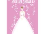 Free Bridal Shower Clipart for Invitations Bride Pink Bridal Shower Invitations